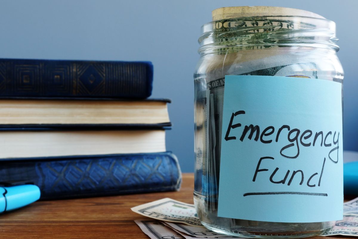 A picture of an emergency fund. 