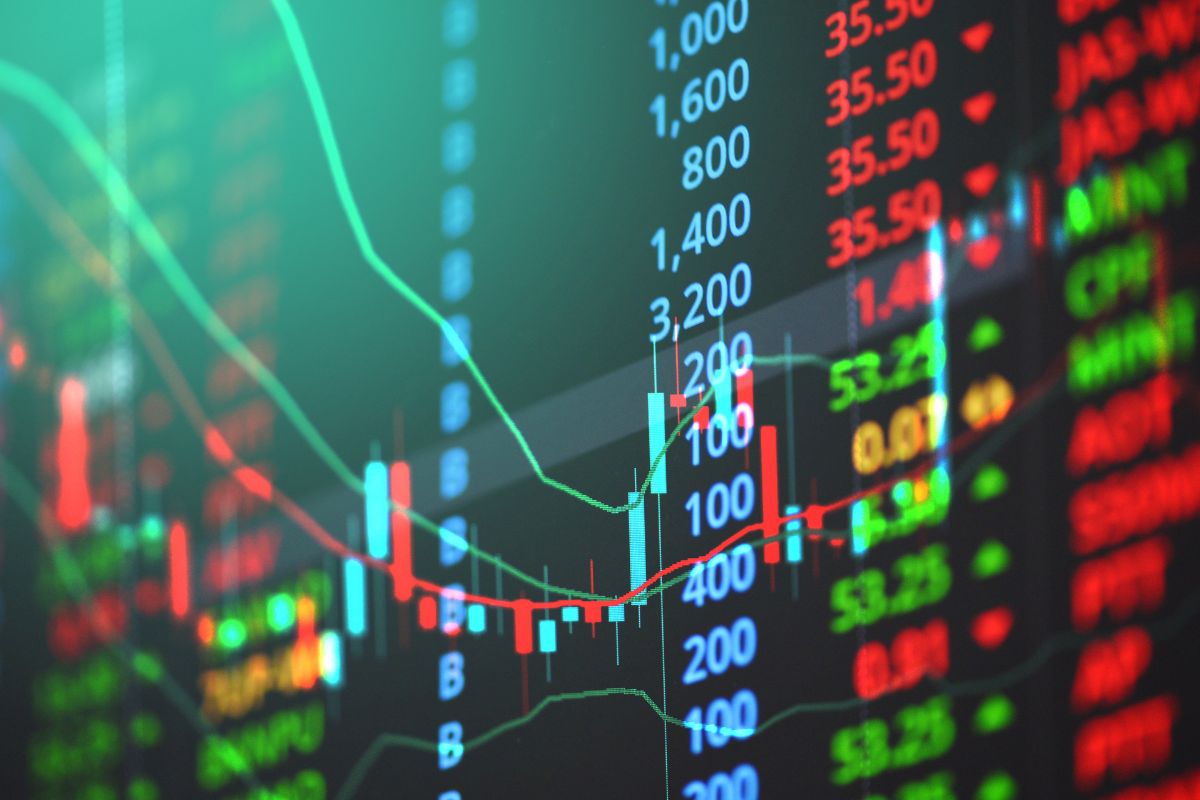 A picture of stock prices.