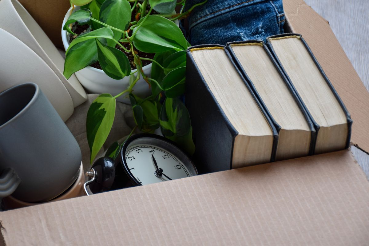 A picture of clutter. 