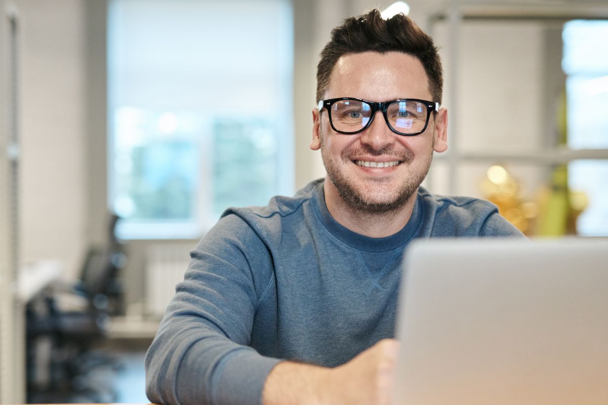 A picture of someone smiling.