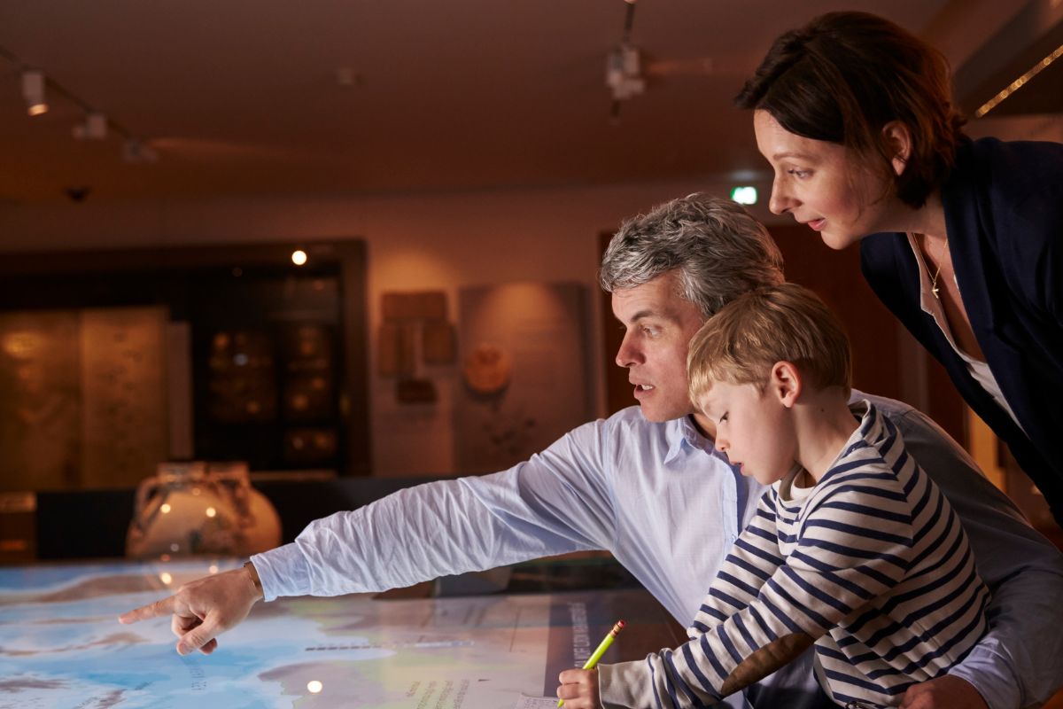 A picture of an interactive museum. 