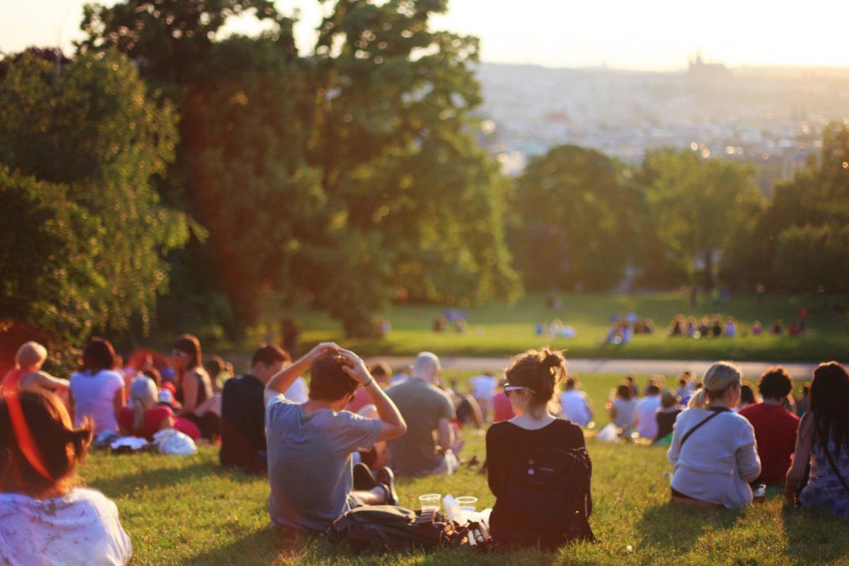 Image of a picnic at local parks. 