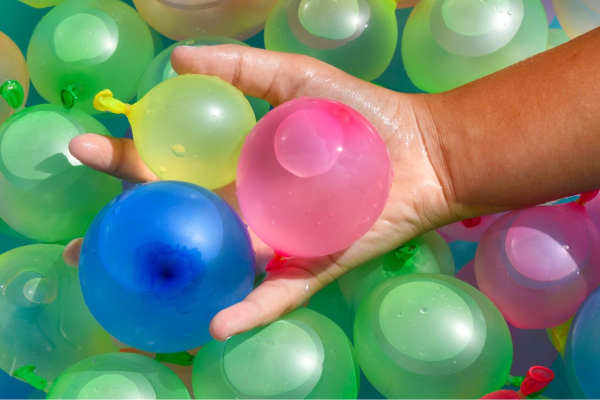 Image of water balloons.