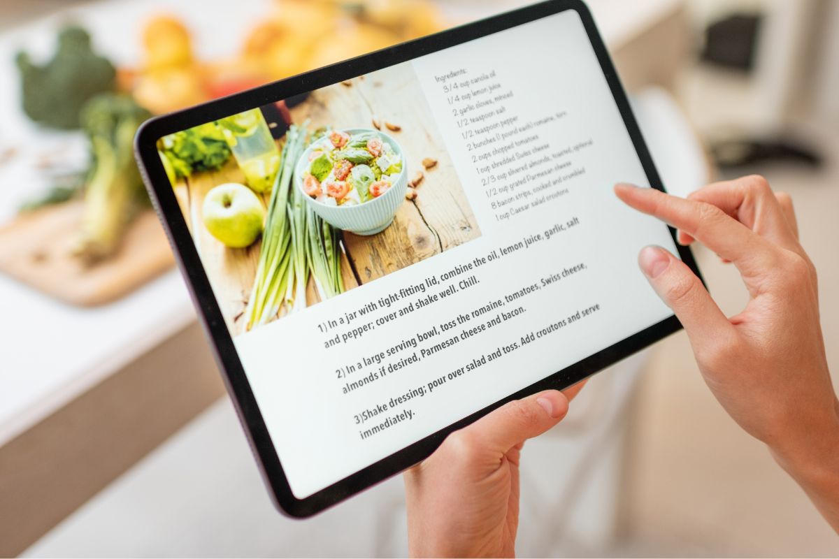 A picture of a simple recipe.