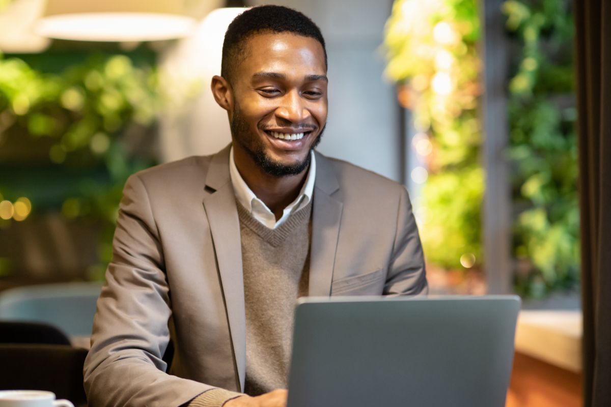 A picture of someone smiling.