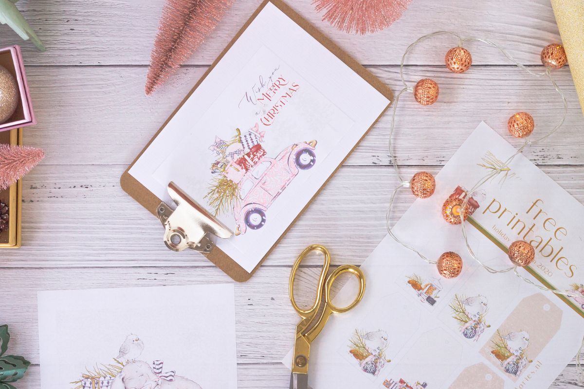 A picture of free printables. 