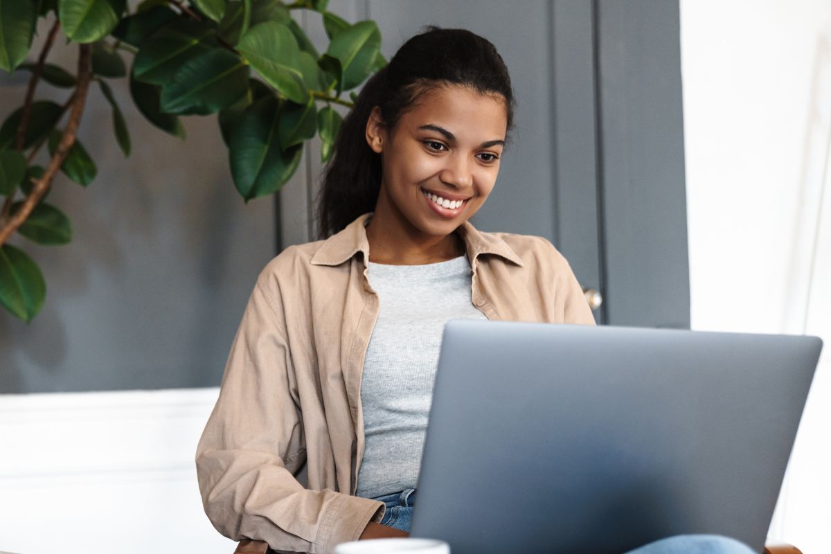 A picture of someone smiling.