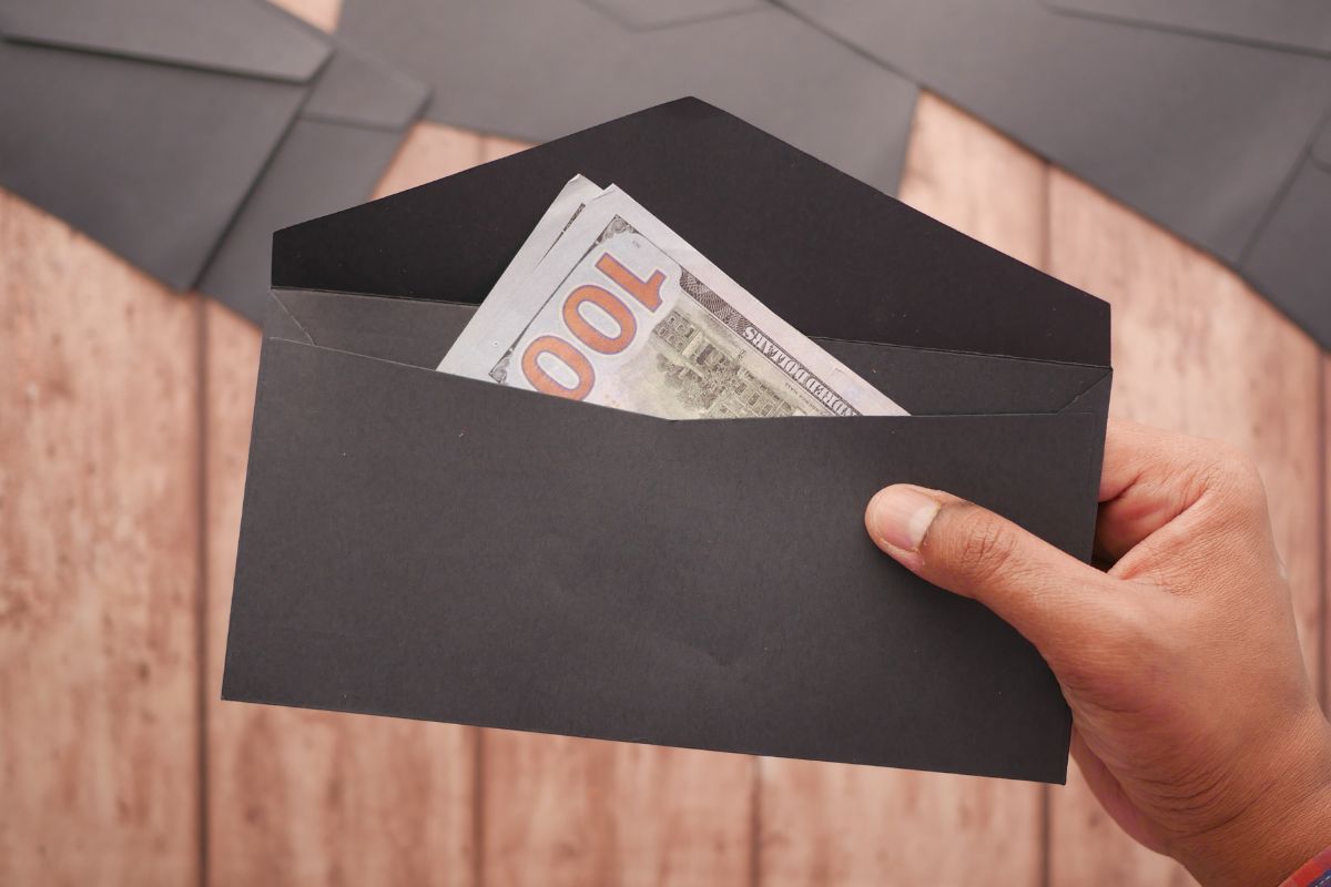 A picture of money envelopes.