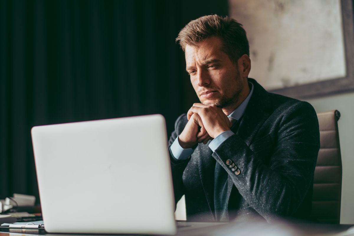 A picture of a confident person.