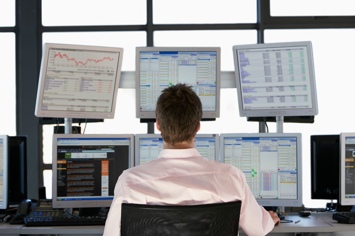 A picture of a trader.