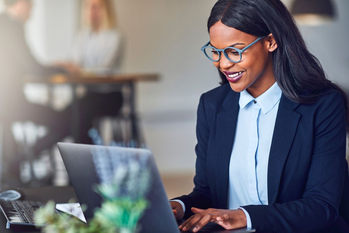 A picture of someone smiling.