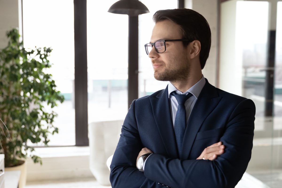 A picture of a businessman.