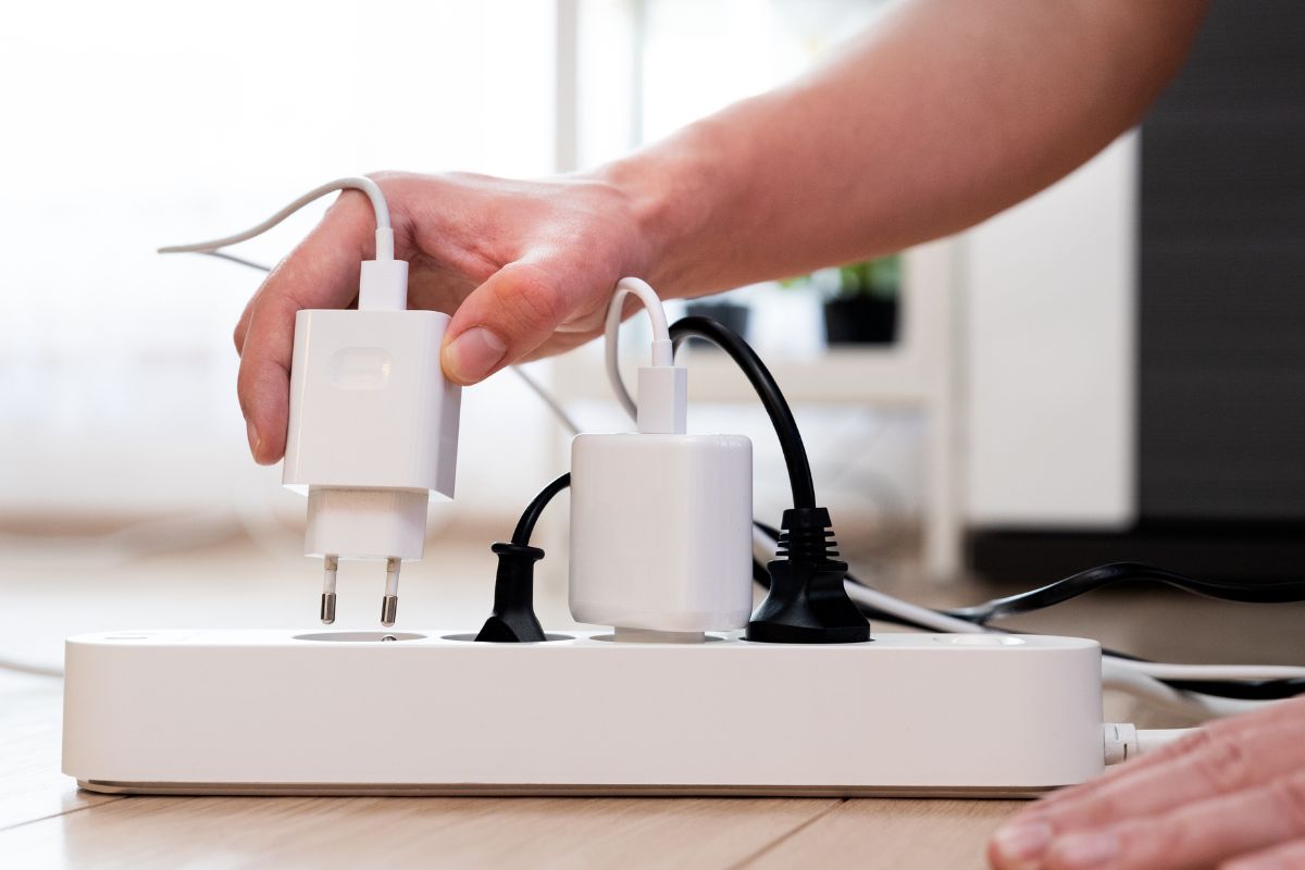 A picture of a power strip. 