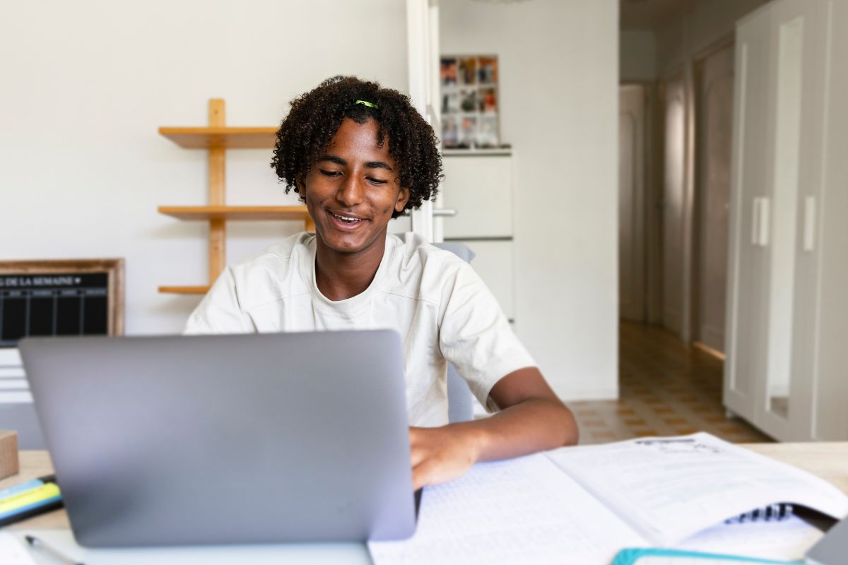 A picture of someone smiling.