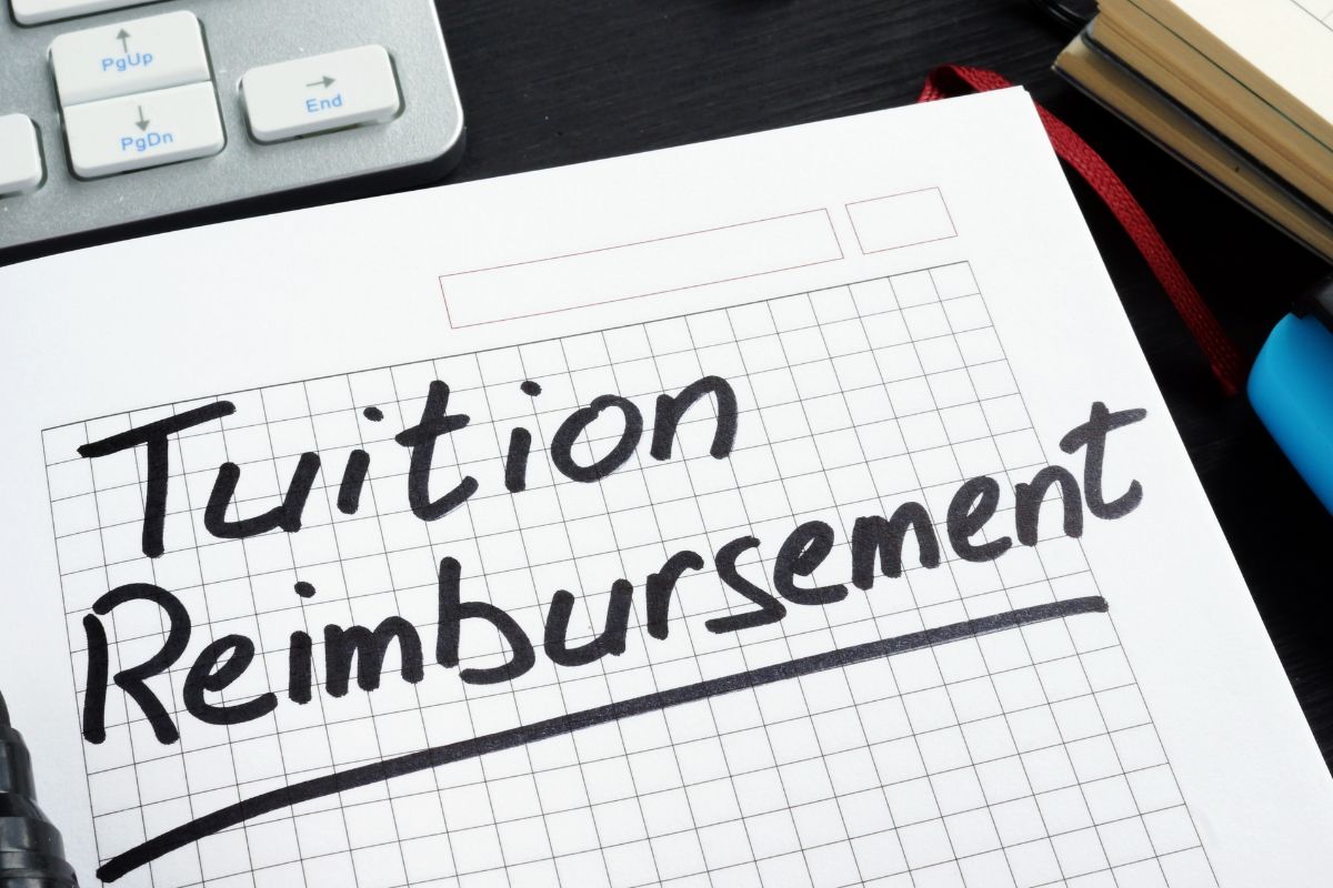 A picture of a tuition reimbursement.