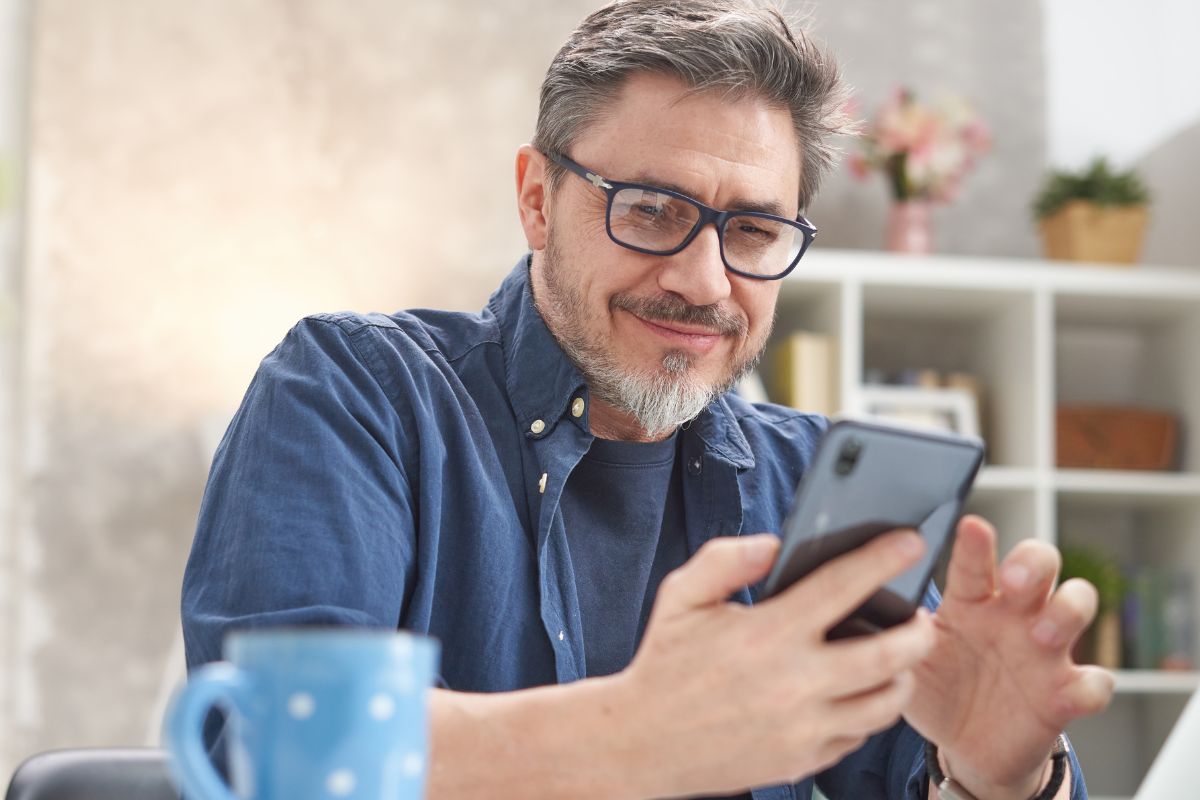 A picture of someone smiling.