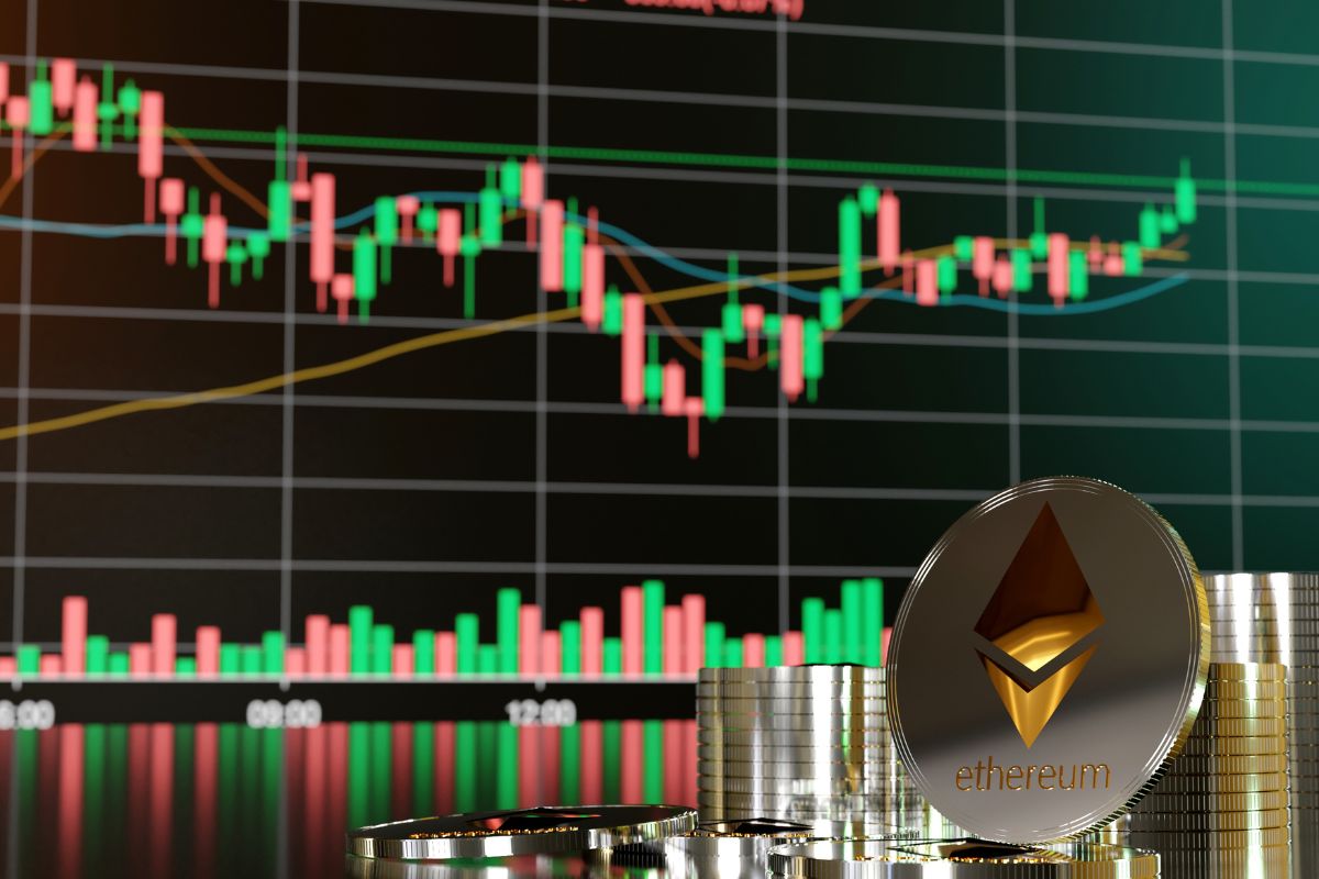 A picture of a cryptocurrency chart.