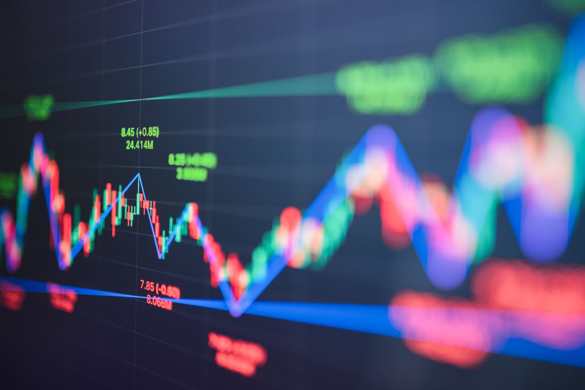 A picture of a crypto price graph.