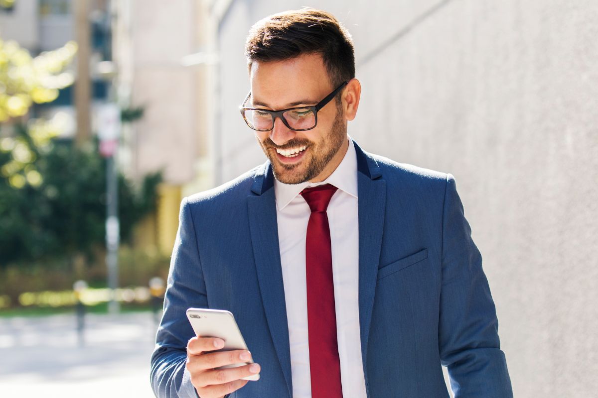 A picture of someone smiling.