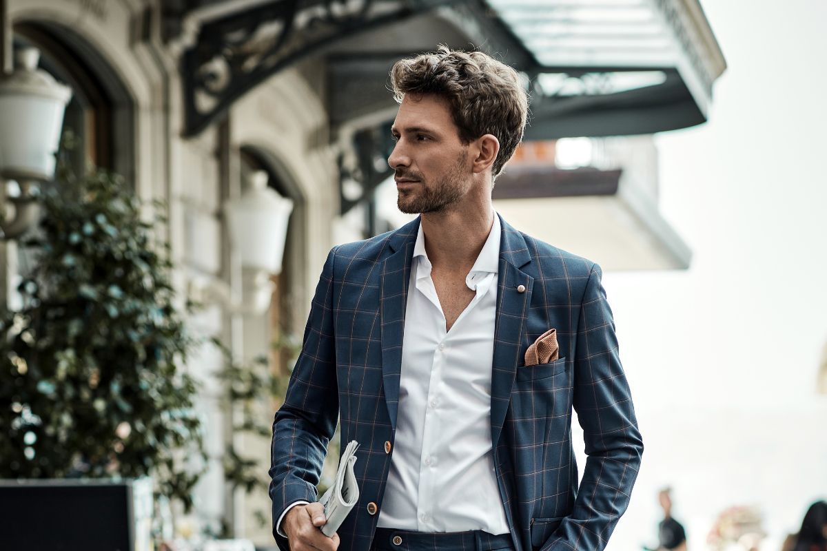 A picture of someone walking.