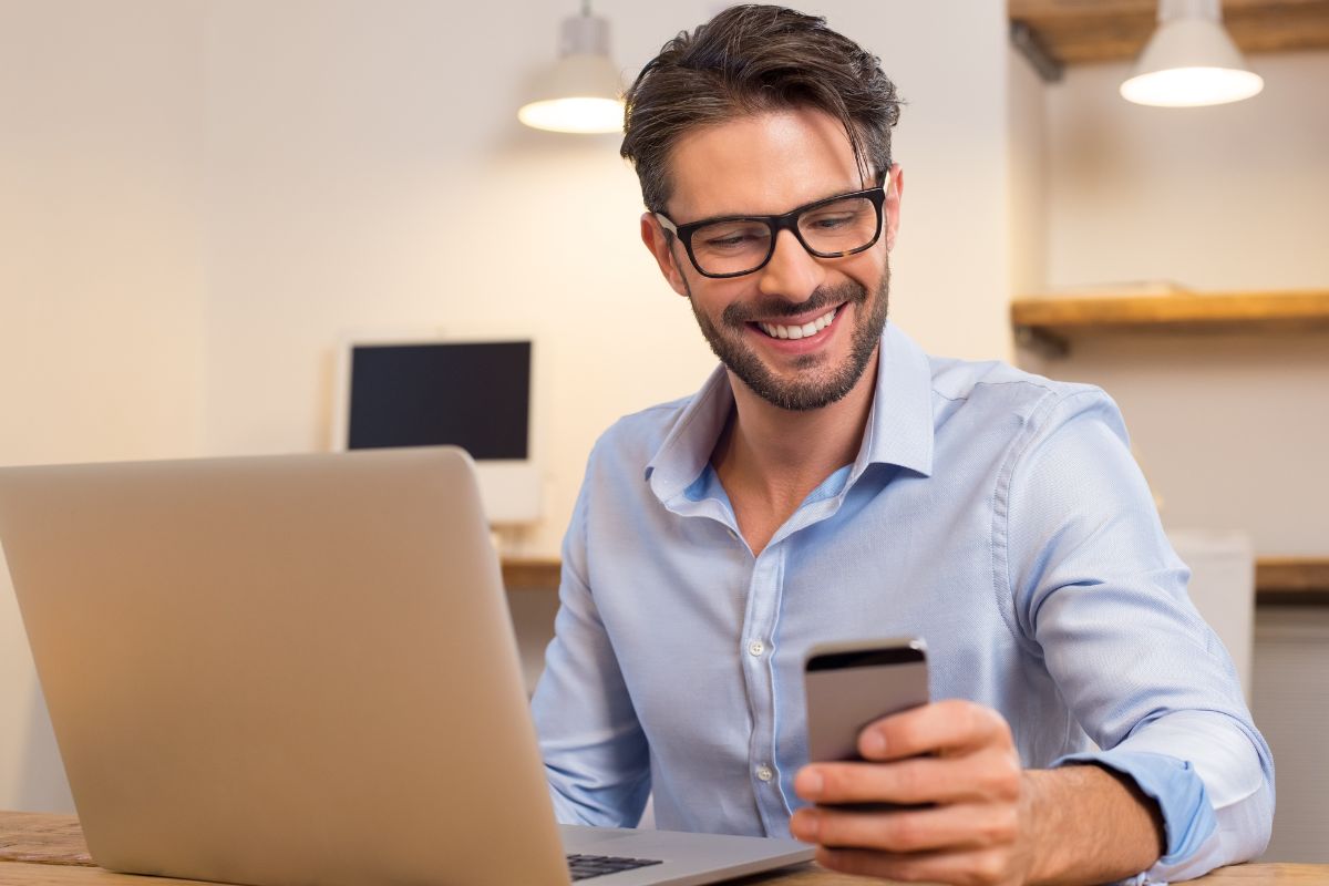 A picture of someone smiling.