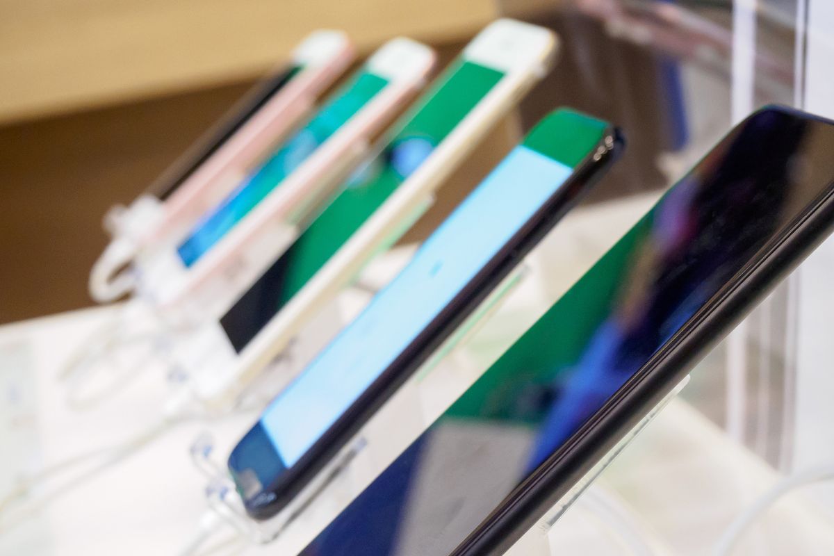 A picture of phones.