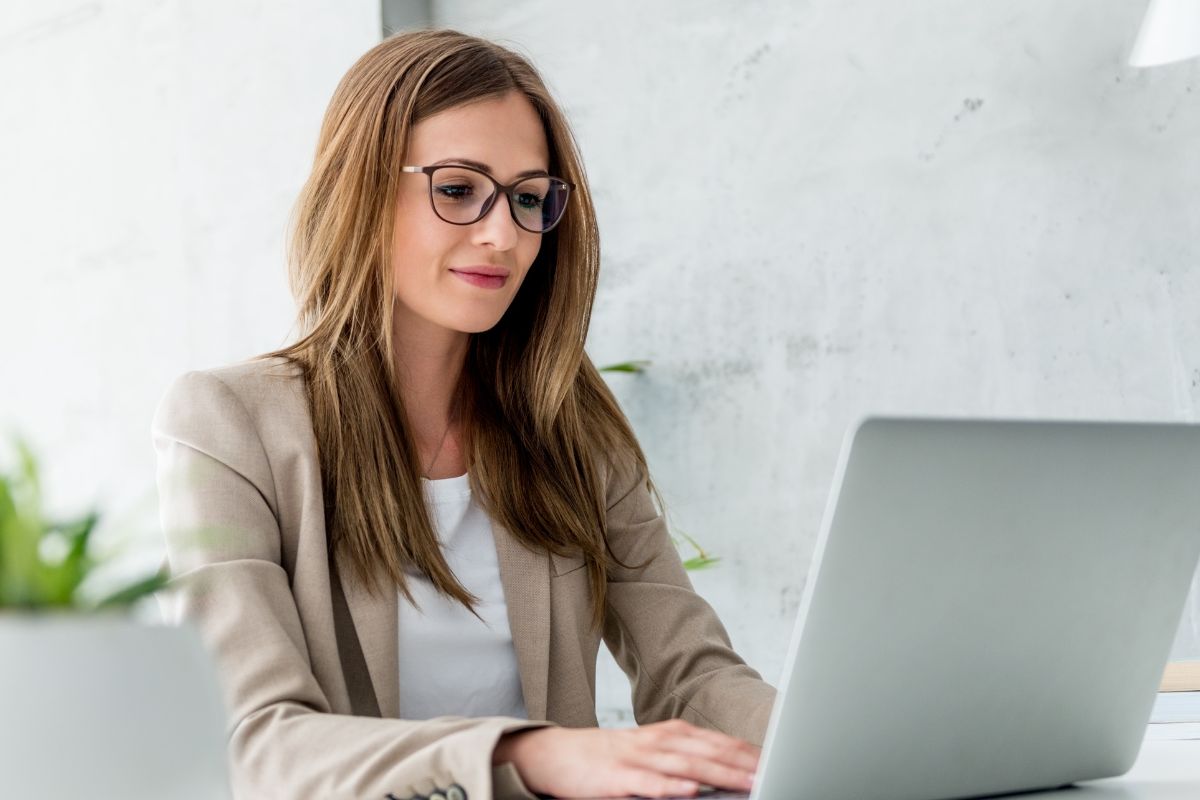 A picture of someone smiling.