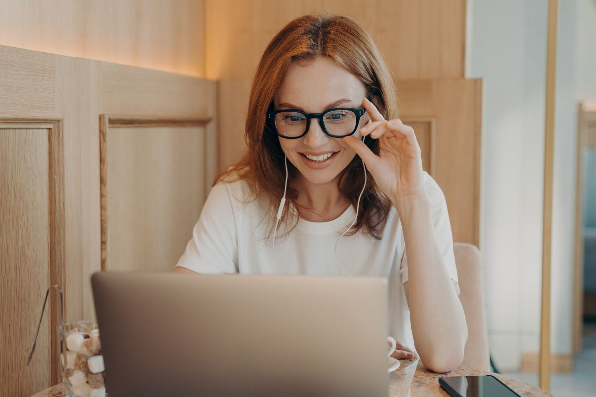 A picture of someone smiling.