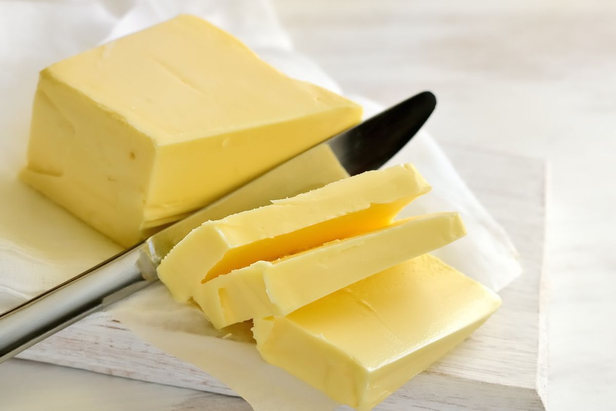 A picture of butter.