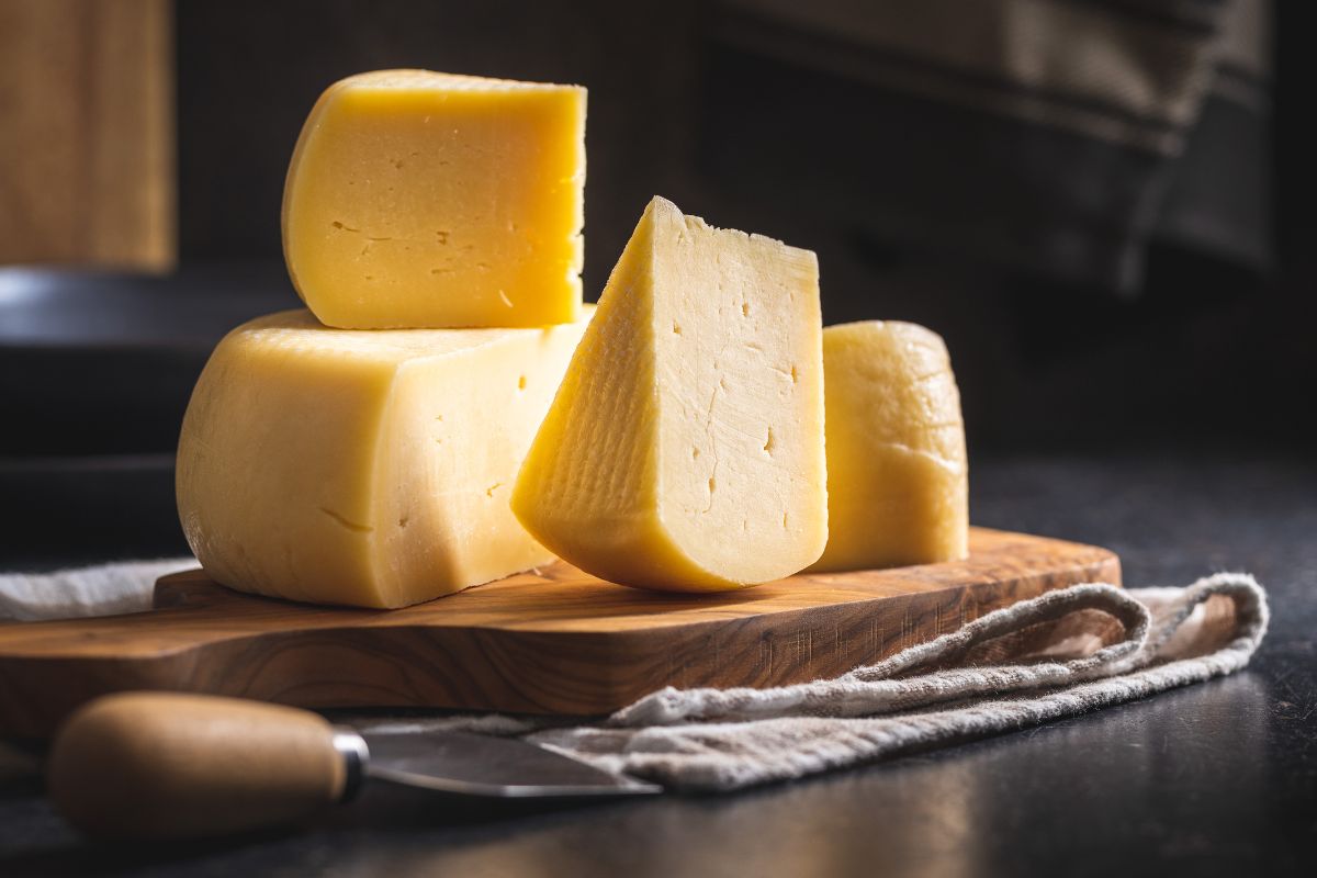 A picture of cheese.