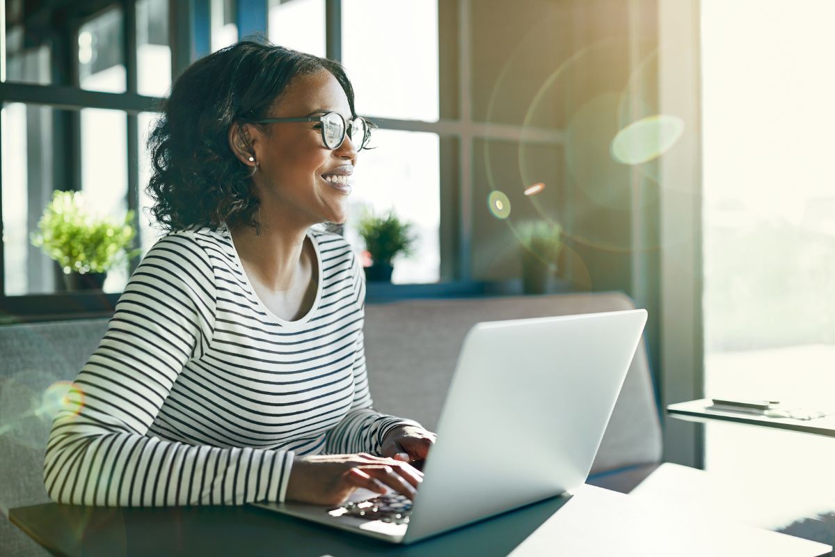 A picture of someone smiling.