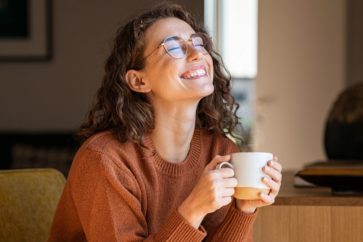 A picture of someone smiling.