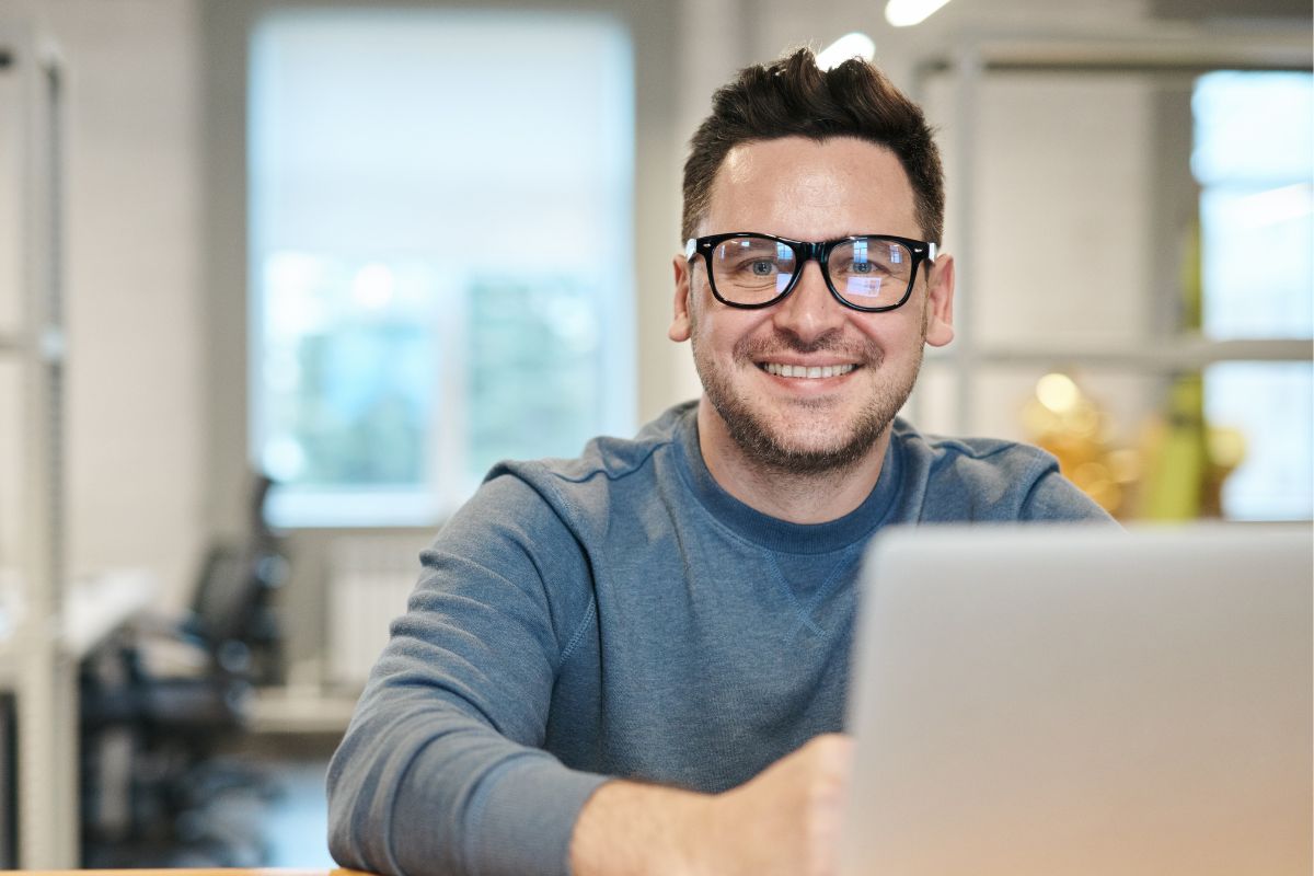 A picture of someone smiling.