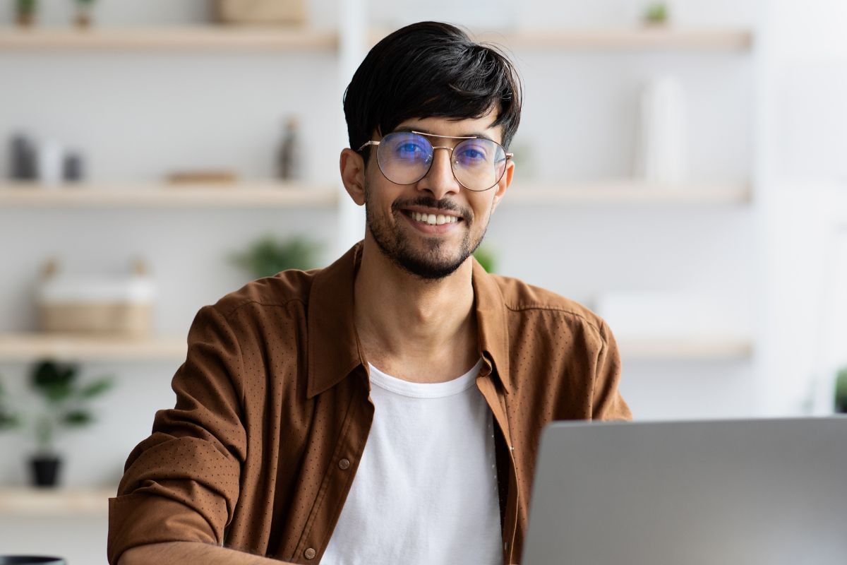 A picture of someone smiling.