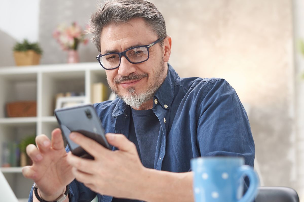 A picture of someone smiling.