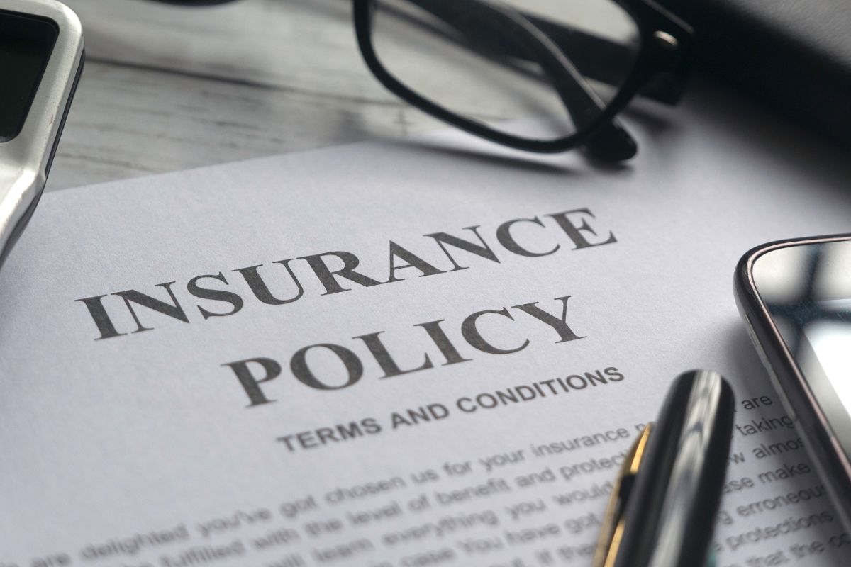 A picture of an insurance policy.