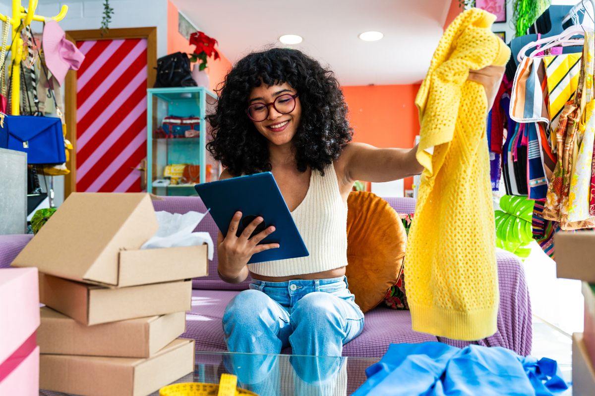 A picture of an online flipper.