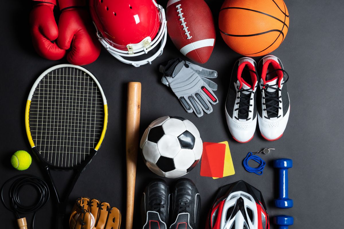 A picture of sports equipment.