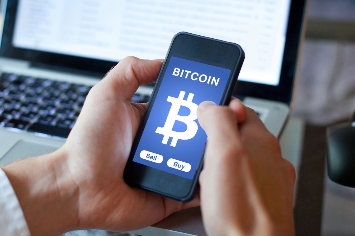 A picture of a Bitcoin wallet.