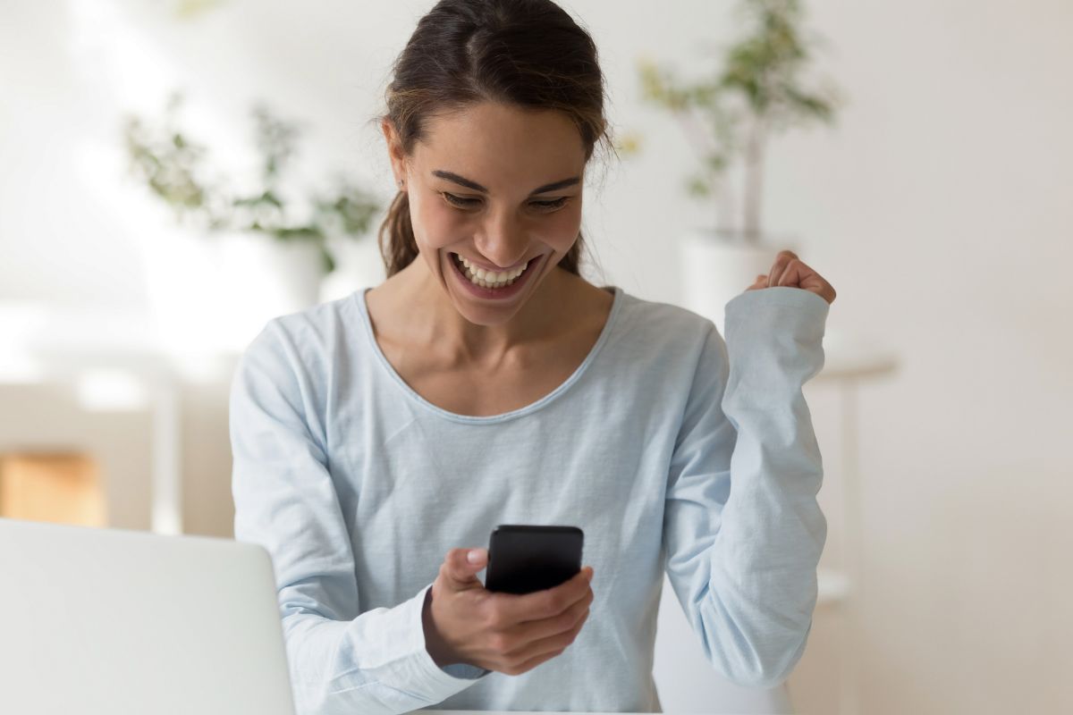 A picture of someone smiling.