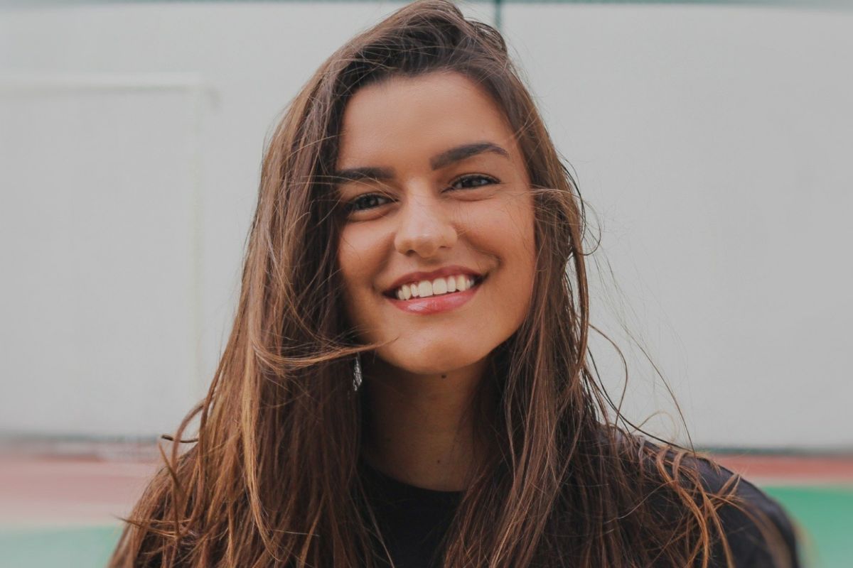 A picture of someone smiling.