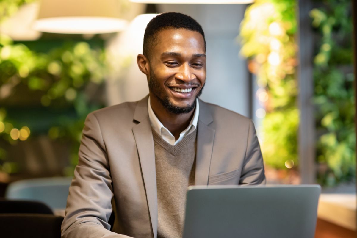 A picture of someone smiling.