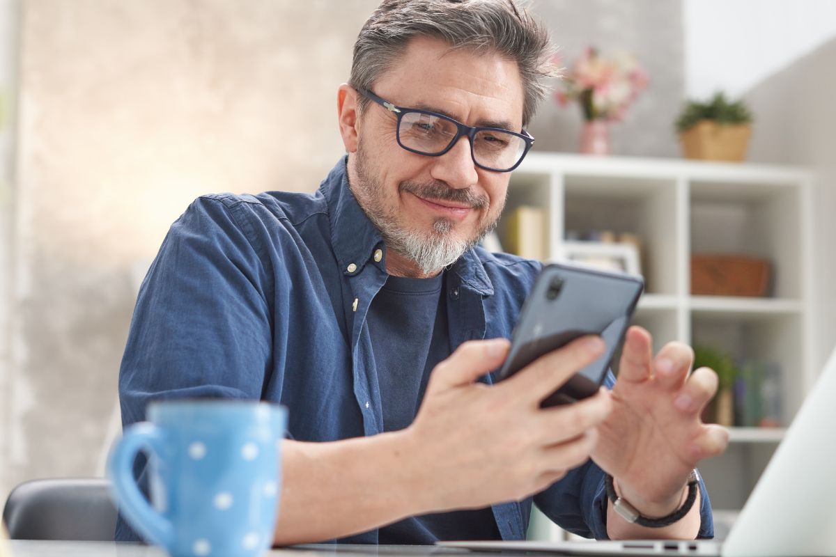 A picture of someone smiling.