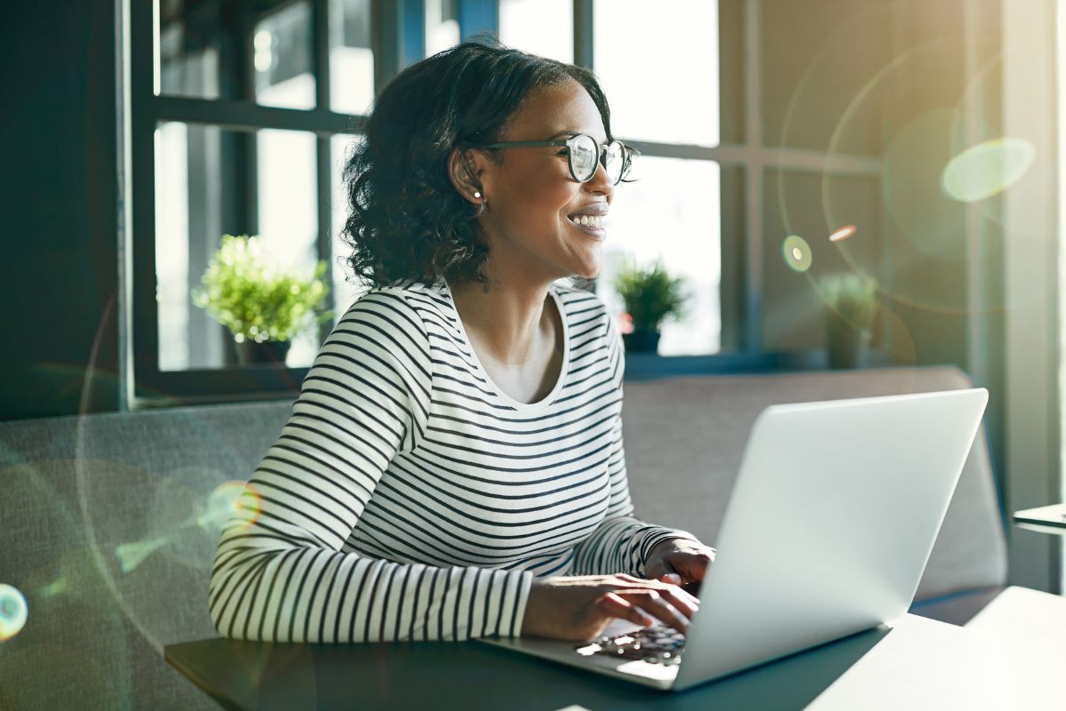 A picture of someone smiling.