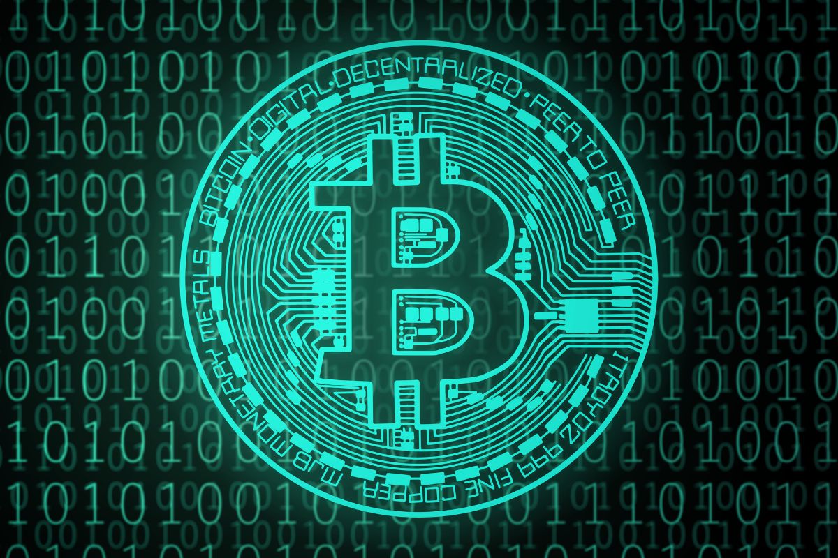 A picture of Bitcoin token.