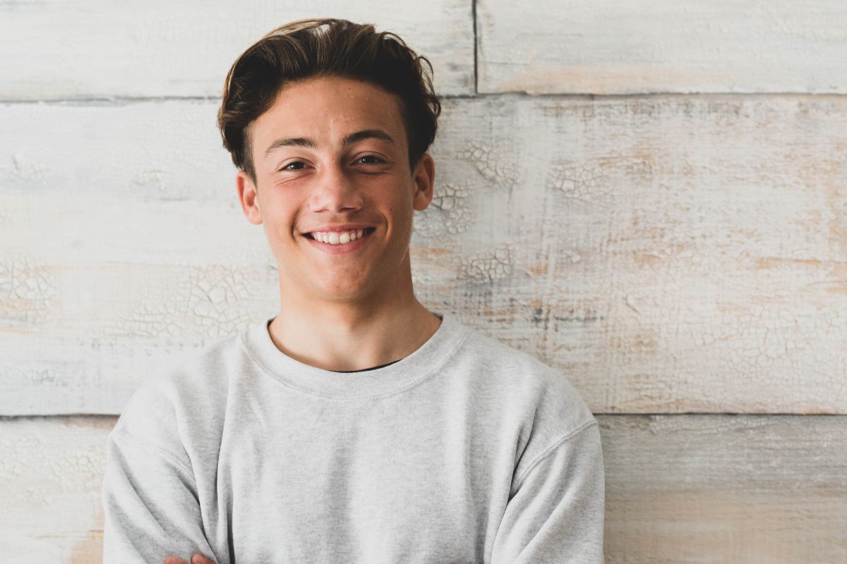 A picture of someone smiling.