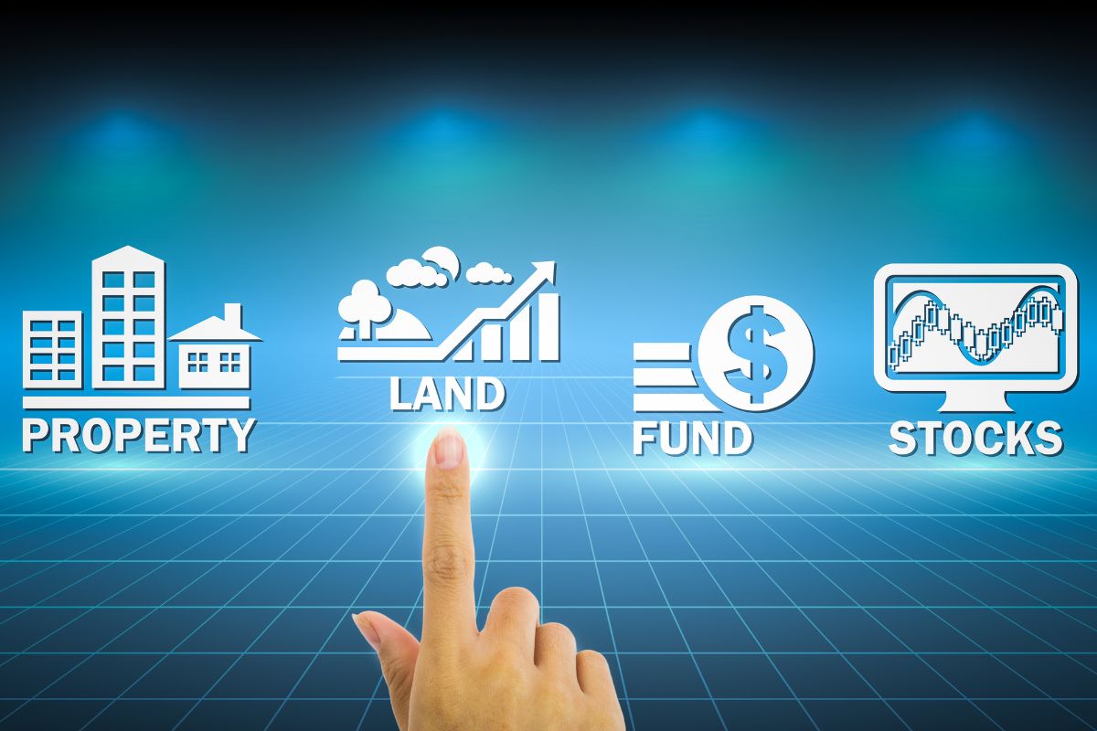 A picture tells about investment allocations.