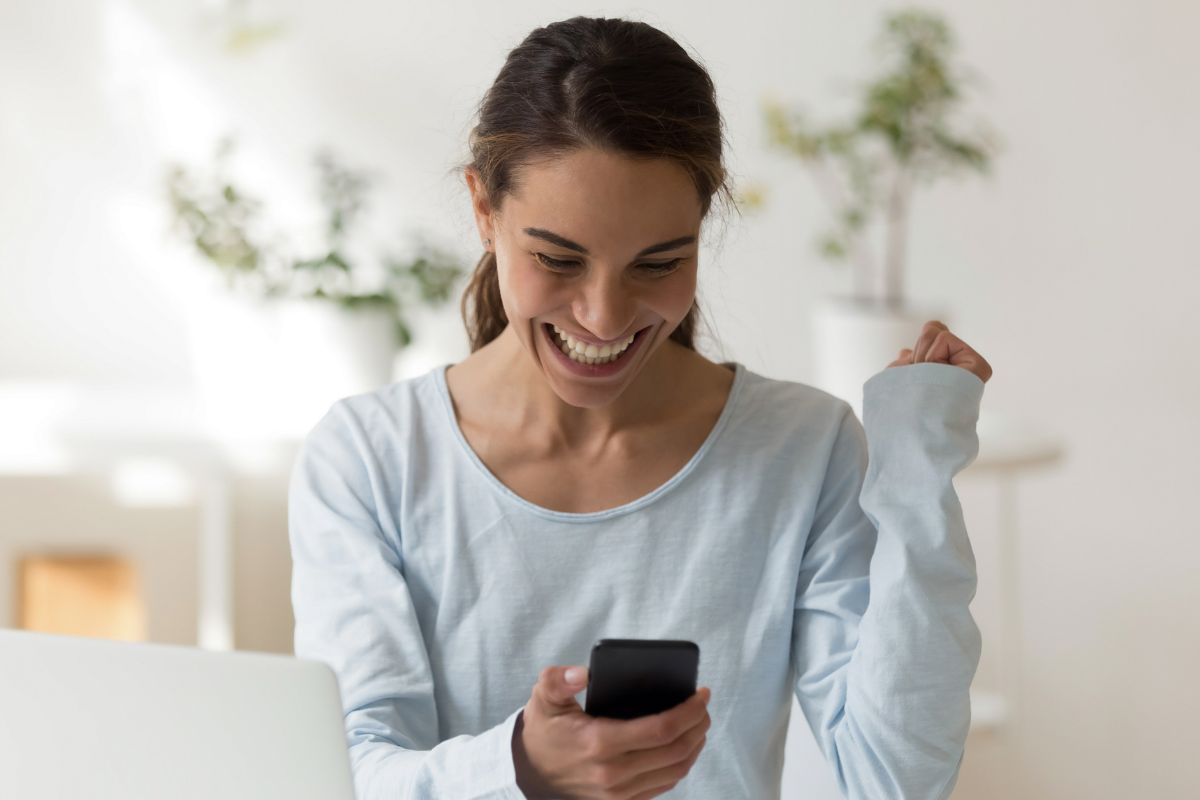 A picture of someone smiling.