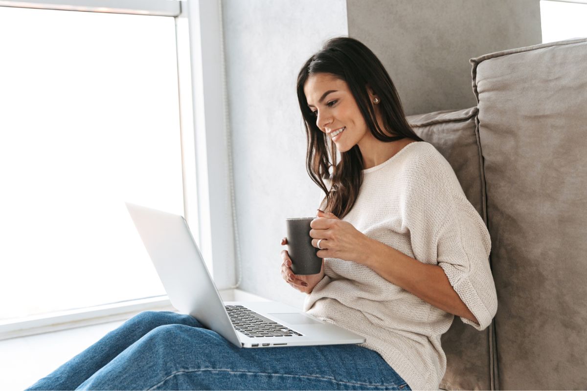 A picture of someone smiling.