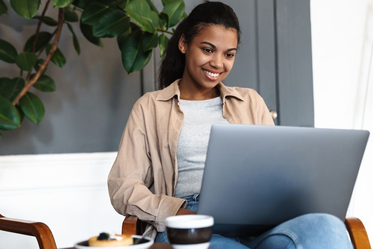 A picture of someone smiling.